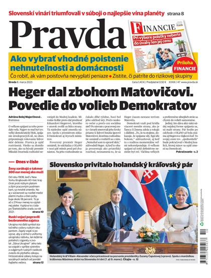 E-magazín Denník Pravda 8. 3. 2023 - OUR MEDIA SR a. s.