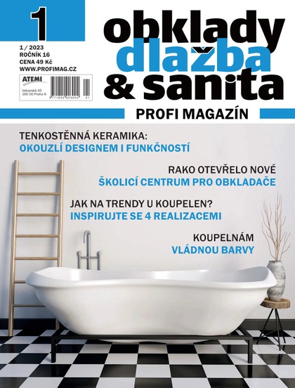 E-magazín Obklady, dlažba & sanita 1/2023 - Atemi