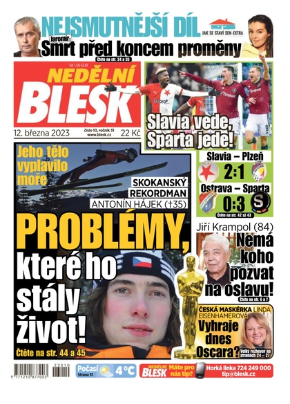 E-magazín Nedělní Blesk - 12.3.2023 - CZECH NEWS CENTER a. s.