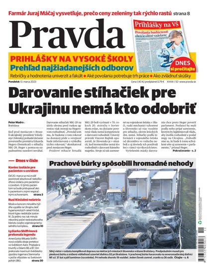 E-magazín Denník Pravda 13. 3. 2023 - OUR MEDIA SR a. s.