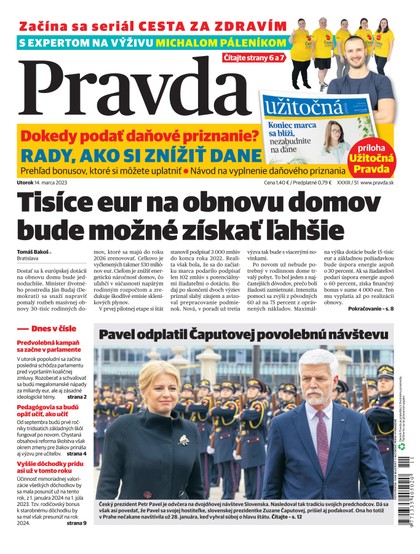 E-magazín Denník Pravda 14. 3. 2023 - OUR MEDIA SR a. s.