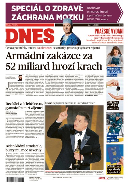 E-magazín MF DNES - 14.3.2023 - MAFRA, a.s.