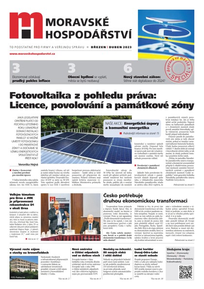 E-magazín MH duben 2023 - Magnus Regio, vydavatel Moravského hospodářství