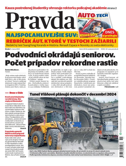 E-magazín Denník Pravda 15. 3. 2023 - OUR MEDIA SR a. s.