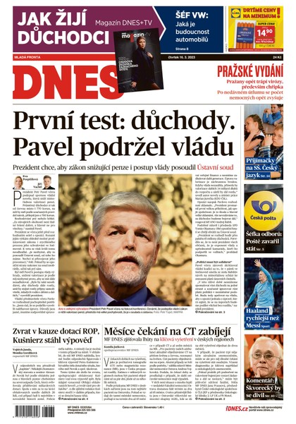 E-magazín MF DNES - 16.3.2023 - MAFRA, a.s.