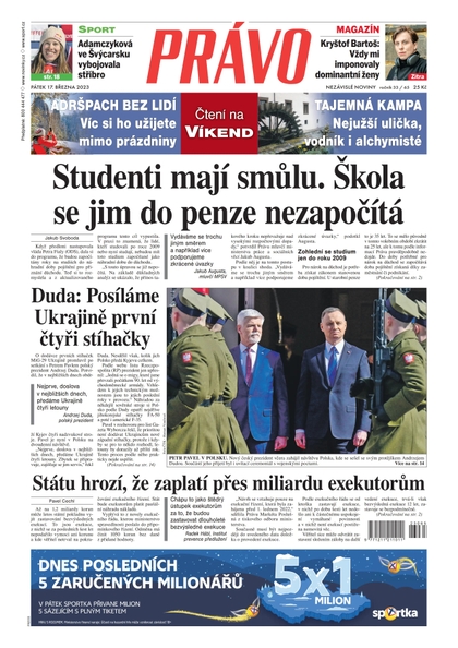 E-magazín Deník Právo - 17.3.2023 - Borgis, a.s.