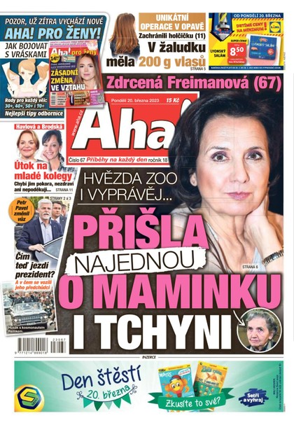 E-magazín AHA! - 20.3.2023 - CZECH NEWS CENTER a. s.