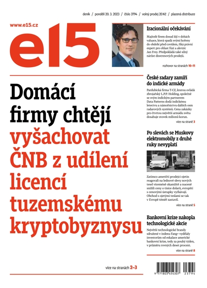 E-magazín E15 - 20.3.2023 - CZECH NEWS CENTER a. s.