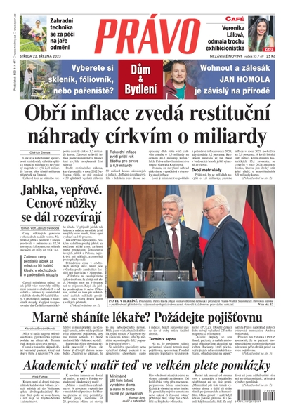 E-magazín Deník Právo - 22.3.2023 - Borgis, a.s.