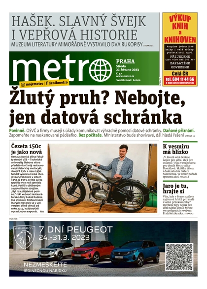 E-magazín METRO - 22.3.2023 - MAFRA, a.s.