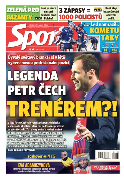 E-magazín Sport - 22.3.2023 - CZECH NEWS CENTER a. s.