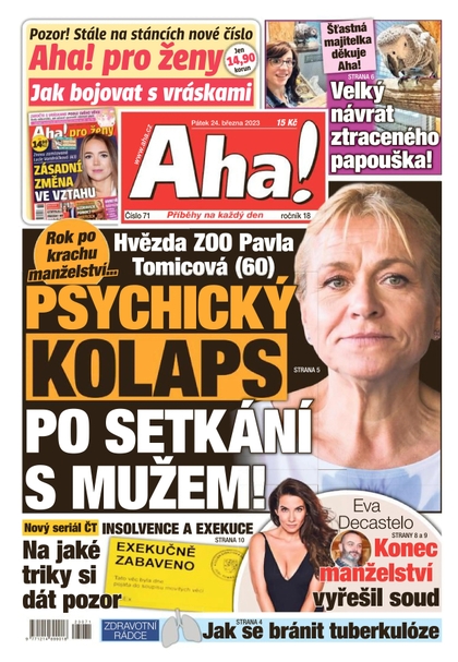E-magazín AHA! - 24.3.2023 - CZECH NEWS CENTER a. s.