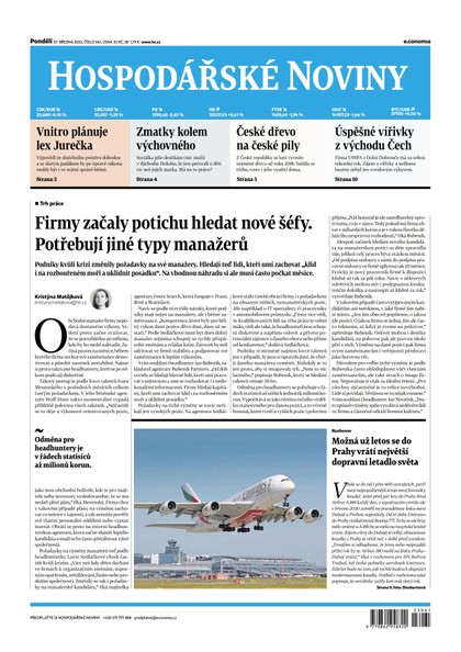E-magazín HN 061 - 27.03.2023  - Economia, a.s.