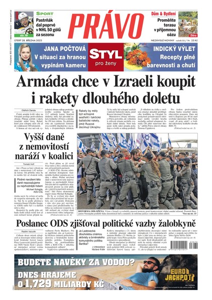 E-magazín Deník Právo - 28.3.2023 - Borgis, a.s.