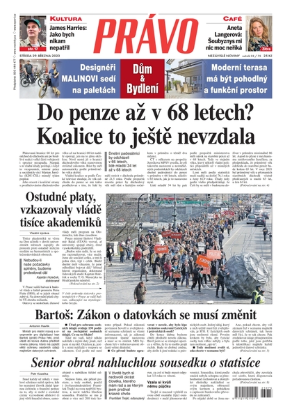 E-magazín Deník Právo - 29.3.2023 - Borgis, a.s.