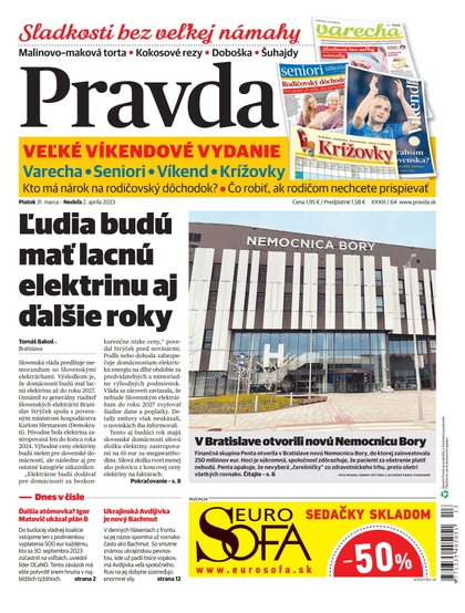 E-magazín Denník Pravda 31. 3. 2023 - OUR MEDIA SR a. s.
