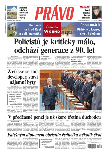 E-magazín Deník Právo - 31.3.2023 - Borgis, a.s.