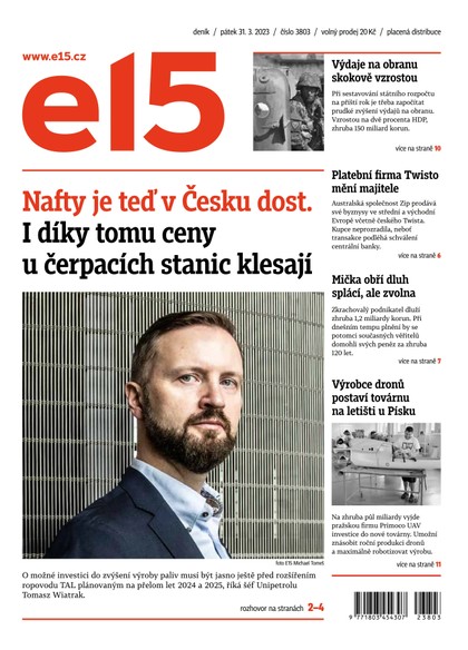 E-magazín E15 - 31.3.2023 - CZECH NEWS CENTER a. s.