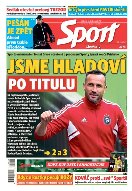 E-magazín Sport - 8.4.2023 - CZECH NEWS CENTER a. s.