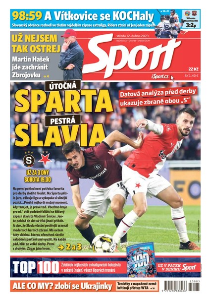 E-magazín Sport - 12.4.2023 - CZECH NEWS CENTER a. s.