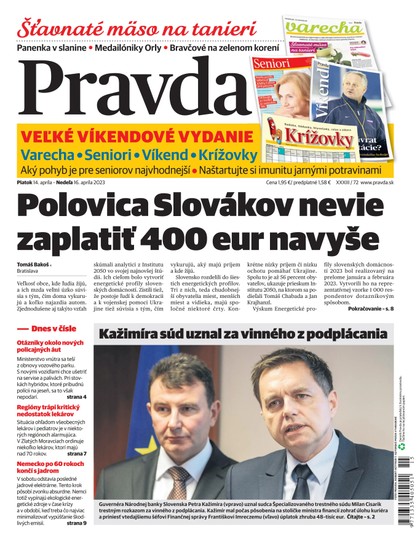 E-magazín Denník Pravda 14. 4. 2023 - OUR MEDIA SR a. s.