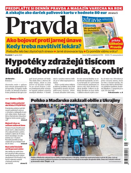 E-magazín Denník Pravda 17. 4. 2023 - OUR MEDIA SR a. s.