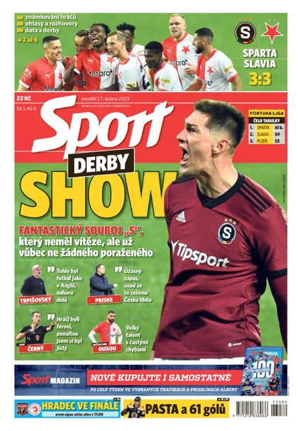 E-magazín Sport - 17.4.2023 - CZECH NEWS CENTER a. s.
