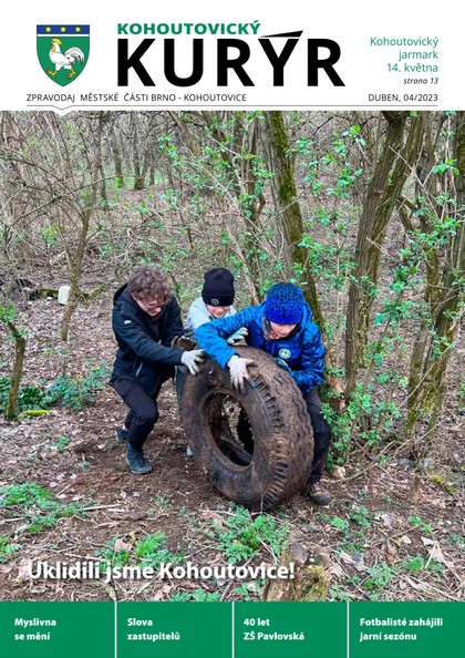 E-magazín Kohoutovický Kurýr 04/2023 - Městská část Brno Kohoutovice