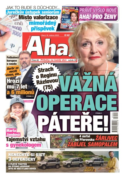 E-magazín AHA! - 18.4.2023 - CZECH NEWS CENTER a. s.