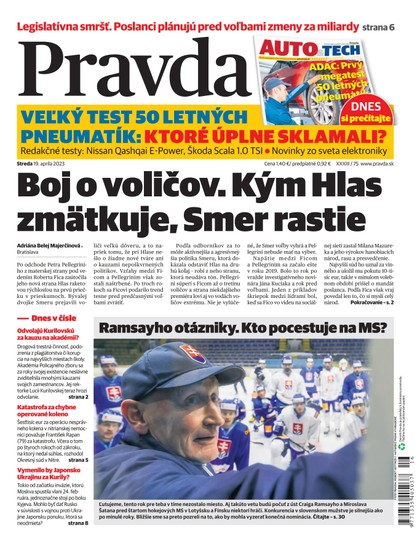 E-magazín Denník Pravda 19. 4.  2023 - OUR MEDIA SR a. s.
