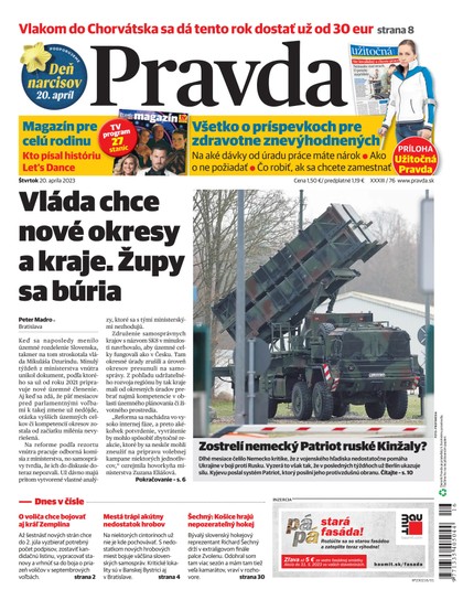 E-magazín Denník Pravda 20. 04. 2023 - OUR MEDIA SR a. s.