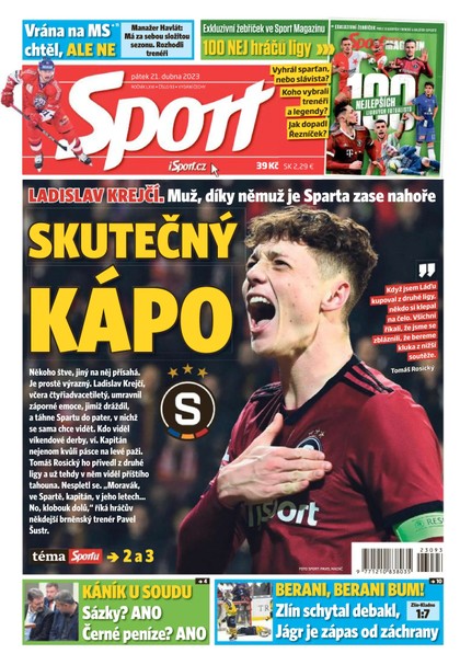 E-magazín Sport - 21.4.2023 - CZECH NEWS CENTER a. s.