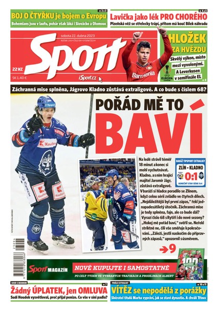 E-magazín Sport - 22.4.2023 - CZECH NEWS CENTER a. s.