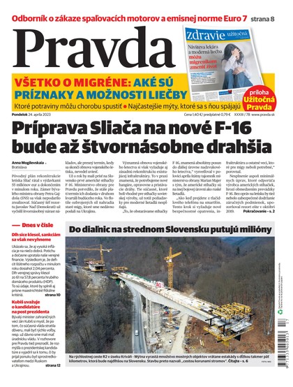 E-magazín Denník Pravda 24. 4. 2023 - OUR MEDIA SR a. s.
