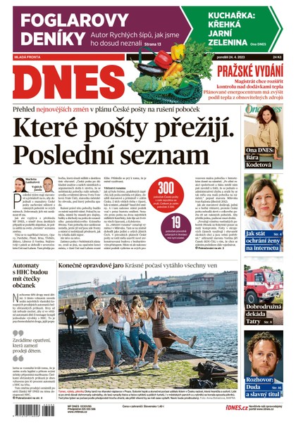 E-magazín MF DNES - 24.4.2023 - MAFRA, a.s.
