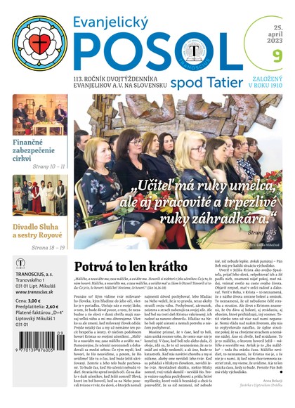 E-magazín Evanjelický Posol spod Tatier 9/2023 - TRANOSCIUS a.s.