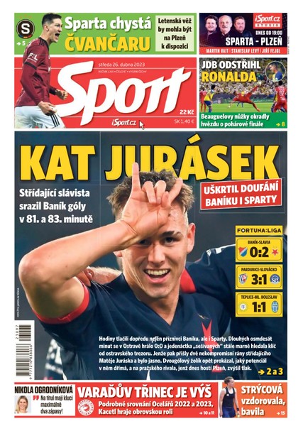 E-magazín Sport - 26.4.2023 - CZECH NEWS CENTER a. s.