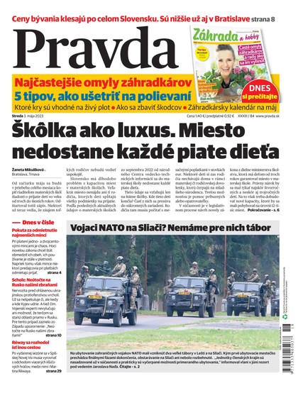 E-magazín Denník Pravda 3. 5. 2023 - OUR MEDIA SR a. s.