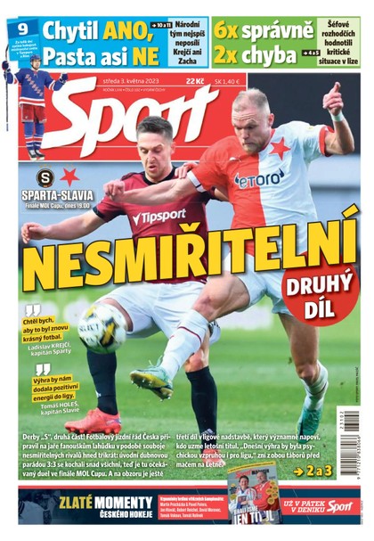E-magazín Sport - 3.5.2023 - CZECH NEWS CENTER a. s.