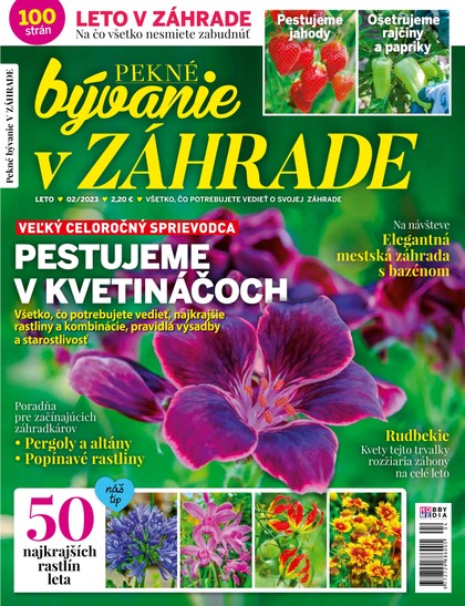 E-magazín Pekné bývanie v záhrade 2023 02 - Hobby Media