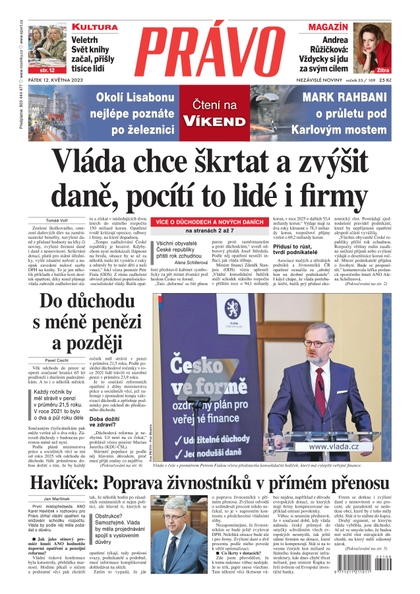 E-magazín Deník Právo - 12.5.2023 - Borgis, a.s.