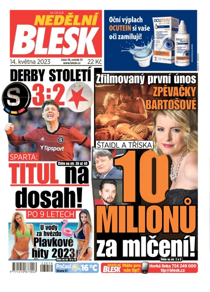 E-magazín Nedělní Blesk - 14.5.2023 - CZECH NEWS CENTER a. s.