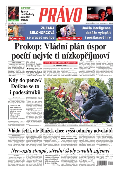 E-magazín Deník Právo - 15.5.2023 - Borgis, a.s.