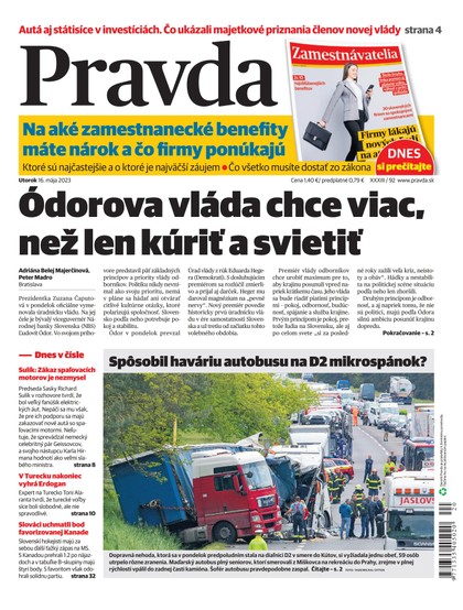 E-magazín Denník Pravda 16. 5. 2023 - OUR MEDIA SR a. s.