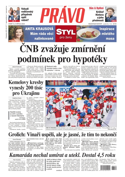 E-magazín Deník Právo - 16.5.2023 - Borgis, a.s.
