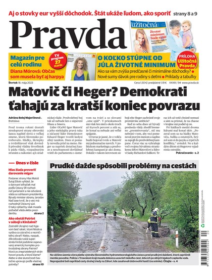 E-magazín Denník Pravda 18. 5. 2023 - OUR MEDIA SR a. s.