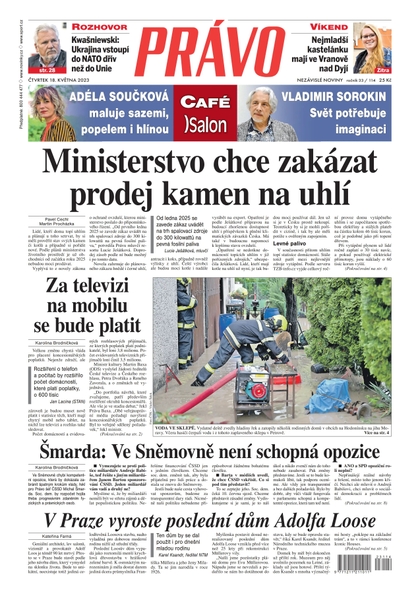 E-magazín Deník Právo - 18.5.2023 - Borgis, a.s.