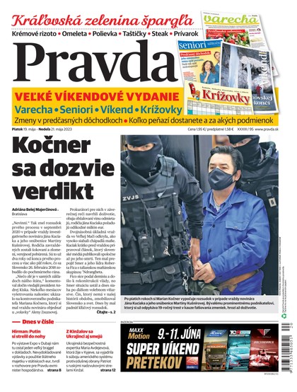 E-magazín Denník Pravda 19. 05. 2023 - OUR MEDIA SR a. s.