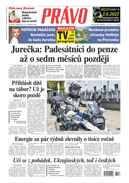 E-magazín Deník Právo - 20.5.2023 - Borgis, a.s.
