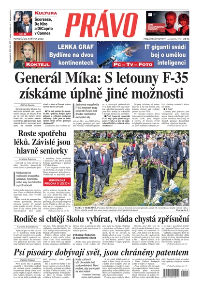 E-magazín Deník Právo - 22.5.2023 - Borgis, a.s.